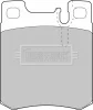BBP1462 BORG & BECK Комплект тормозных колодок, дисковый тормоз