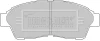 BBP1502 BORG & BECK Комплект тормозных колодок, дисковый тормоз