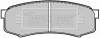 BBP1514 BORG & BECK Комплект тормозных колодок, дисковый тормоз