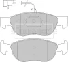 BBP1576 BORG & BECK Комплект тормозных колодок, дисковый тормоз