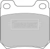 BBP1605 BORG & BECK Комплект тормозных колодок, дисковый тормоз