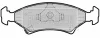 BBP1610 BORG & BECK Комплект тормозных колодок, дисковый тормоз