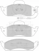 BBP1640 BORG & BECK Комплект тормозных колодок, дисковый тормоз