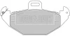 BBP1676 BORG & BECK Комплект тормозных колодок, дисковый тормоз