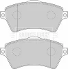 BBP1711 BORG & BECK Комплект тормозных колодок, дисковый тормоз