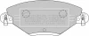 BBP1722 BORG & BECK Комплект тормозных колодок, дисковый тормоз