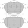 BBP1731 BORG & BECK Комплект тормозных колодок, дисковый тормоз