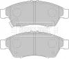 BBP1802 BORG & BECK Комплект тормозных колодок, дисковый тормоз