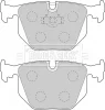 BBP1871 BORG & BECK Комплект тормозных колодок, дисковый тормоз