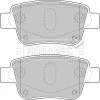 BBP1880 BORG & BECK Комплект тормозных колодок, дисковый тормоз