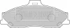 BBP1887 BORG & BECK Комплект тормозных колодок, дисковый тормоз