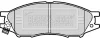 BBP1917 BORG & BECK Комплект тормозных колодок, дисковый тормоз