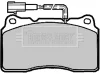 BBP1918 BORG & BECK Комплект тормозных колодок, дисковый тормоз