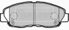 BBP1962 BORG & BECK Комплект тормозных колодок, дисковый тормоз