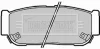 BBP2018 BORG & BECK Комплект тормозных колодок, дисковый тормоз