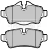 BBP2025 BORG & BECK Комплект тормозных колодок, дисковый тормоз