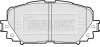 BBP2073 BORG & BECK Комплект тормозных колодок, дисковый тормоз