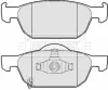BBP2076 BORG & BECK Комплект тормозных колодок, дисковый тормоз
