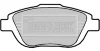 BBP2096 BORG & BECK Комплект тормозных колодок, дисковый тормоз