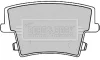 BBP2168 BORG & BECK Комплект тормозных колодок, дисковый тормоз