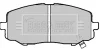 BBP2213 BORG & BECK Комплект тормозных колодок, дисковый тормоз