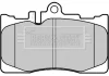 BBP2230 BORG & BECK Комплект тормозных колодок, дисковый тормоз
