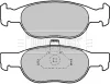 BBP2237 BORG & BECK Комплект тормозных колодок, дисковый тормоз
