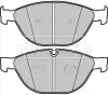 BBP2262 BORG & BECK Комплект тормозных колодок, дисковый тормоз