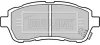 BBP2304 BORG & BECK Комплект тормозных колодок, дисковый тормоз
