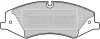 BBP2306 BORG & BECK Комплект тормозных колодок, дисковый тормоз