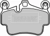 BBP2316 BORG & BECK Комплект тормозных колодок, дисковый тормоз
