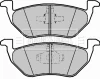 BBP2328 BORG & BECK Комплект тормозных колодок, дисковый тормоз