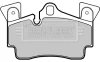 BBP2352 BORG & BECK Комплект тормозных колодок, дисковый тормоз