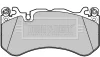 BBP2385 BORG & BECK Комплект тормозных колодок, дисковый тормоз