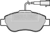 BBP2416 BORG & BECK Комплект тормозных колодок, дисковый тормоз