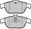 BBP2418 BORG & BECK Комплект тормозных колодок, дисковый тормоз