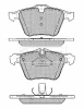 BBP2444 BORG & BECK Комплект тормозных колодок, дисковый тормоз