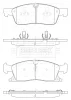 BBP2491 BORG & BECK Комплект тормозных колодок, дисковый тормоз