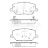 Превью - BBP2519 BORG & BECK Комплект тормозных колодок, дисковый тормоз (фото 2)