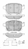 BBP2536 BORG & BECK Комплект тормозных колодок, дисковый тормоз