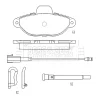 Превью - BBP2557 BORG & BECK Комплект тормозных колодок, дисковый тормоз (фото 2)