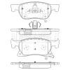 BBP2567 BORG & BECK Комплект тормозных колодок, дисковый тормоз