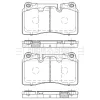 BBP2576 BORG & BECK Комплект тормозных колодок, дисковый тормоз