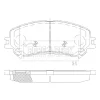 BBP2596 BORG & BECK Комплект тормозных колодок, дисковый тормоз