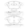 Превью - BBP2610 BORG & BECK Комплект тормозных колодок, дисковый тормоз (фото 2)
