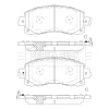Превью - BBP2817 BORG & BECK Комплект тормозных колодок, дисковый тормоз (фото 2)