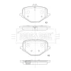 BBP2888 BORG & BECK Комплект тормозных колодок, дисковый тормоз