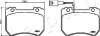 Превью - 500205 JAPKO Комплект тормозных колодок, дисковый тормоз (фото 2)