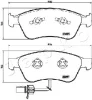 Превью - 500923 JAPKO Комплект тормозных колодок, дисковый тормоз (фото 2)
