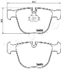 Превью - 510117 JAPKO Комплект тормозных колодок, дисковый тормоз (фото 2)